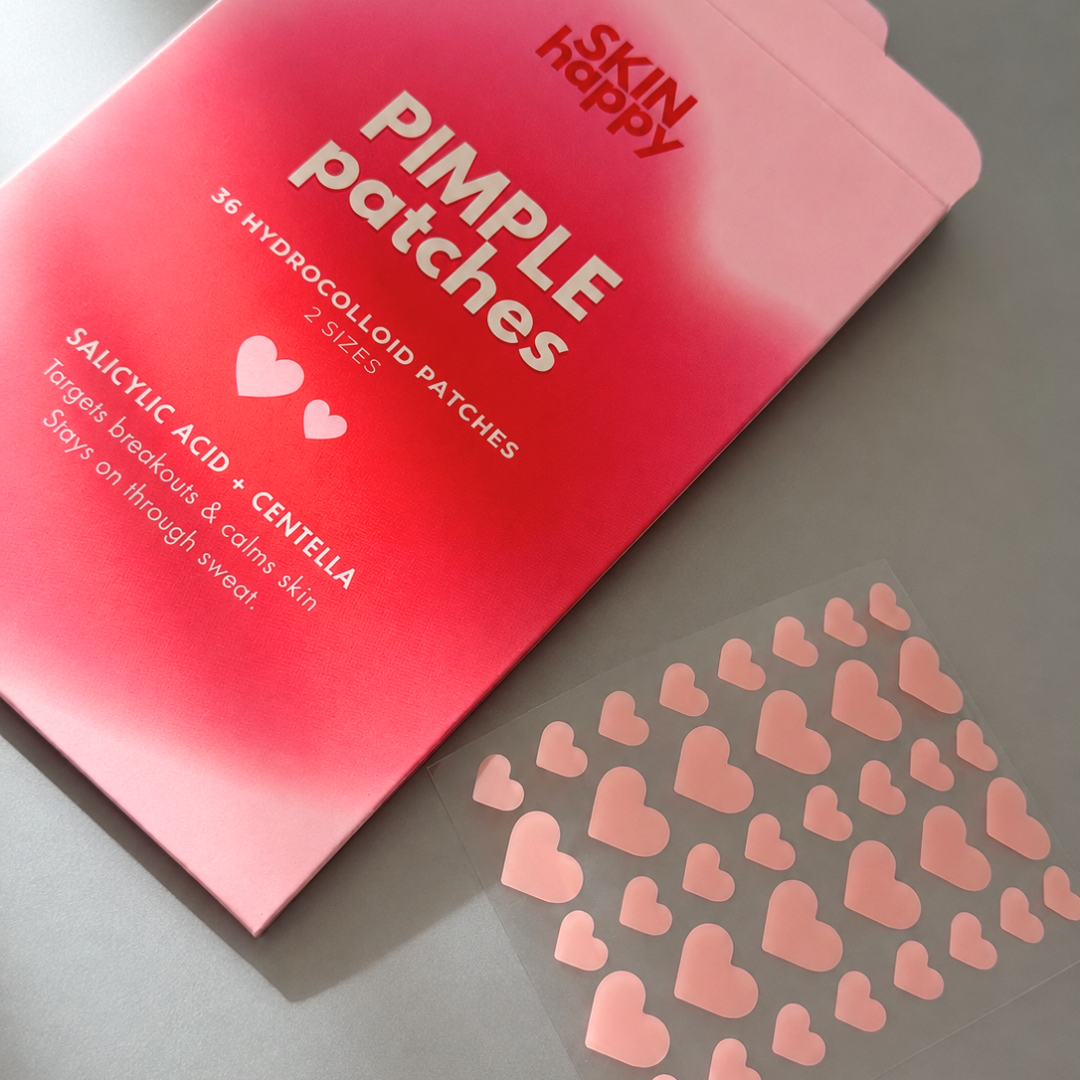 Skin Happy Heart Pimple Patches